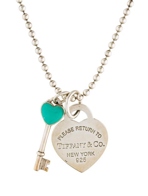 replica of tiffany and co key heart pendant|heart and key pendant.